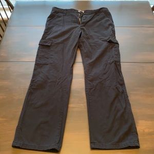 Wrangler Authentic Black Cargo Pants 32x32